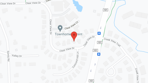 Map of the neighborhood around Morning Glory Home