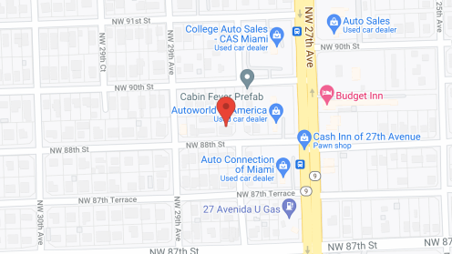 Map of the neighborhood around Moon River Assisted Living