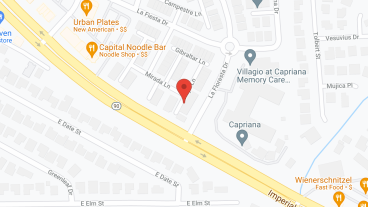 Capriana at Brea in google map