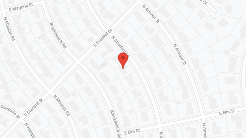 Map of the neighborhood around Sunflower Meadows #1