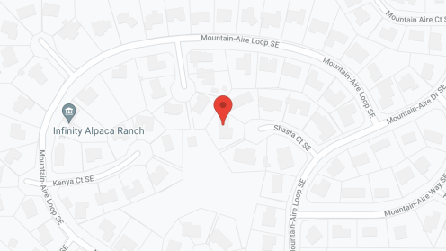 Map of the neighborhood around Abundance of Care AFH
