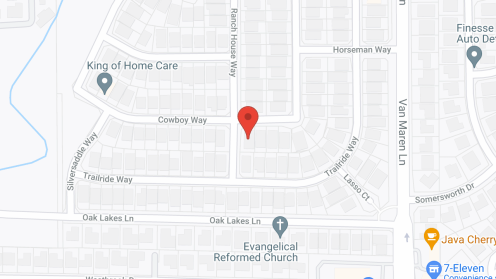 Map of the neighborhood around RN Care House