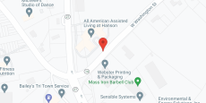 All American Assisted Living at Hanson in google map