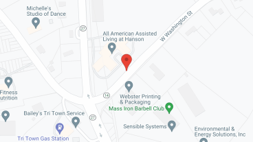 All American Assisted Living at Hanson in google map