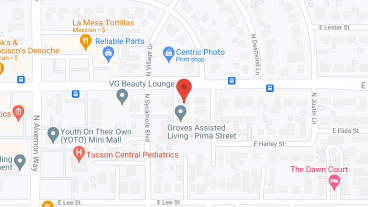 Groves Assisted Living - Pima in google map