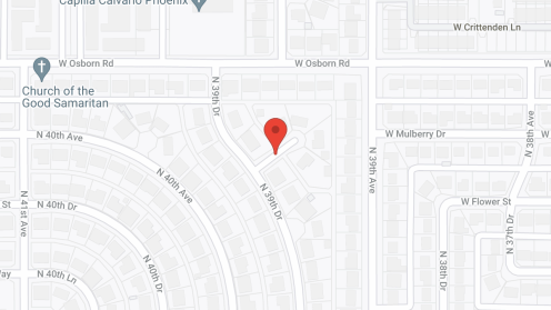Map of the neighborhood around Mulbery Assisted Living Home