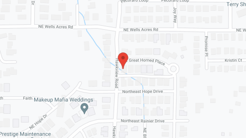 Map of the neighborhood around Moonstone Inn