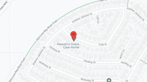 Map of the neighborhood around Heaven's Grace Care Home