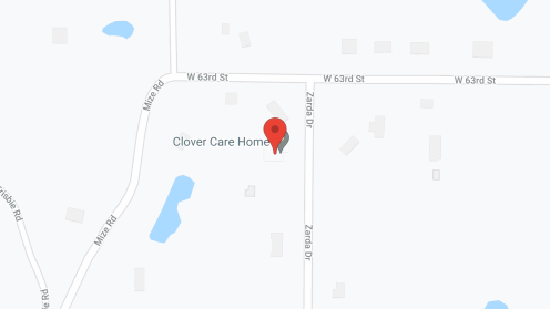 Map of the neighborhood around Clover Care Home