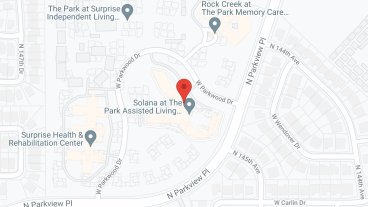 Solana at the Park in google map