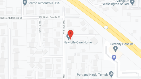 Map of the neighborhood around Pacific Care Home