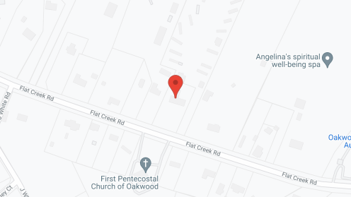 Map of the neighborhood around The Olive Branch PCH Oakwood