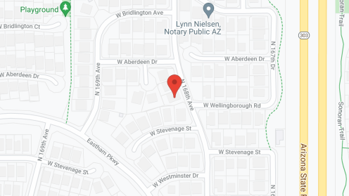 Map of the neighborhood around All Care Assisted