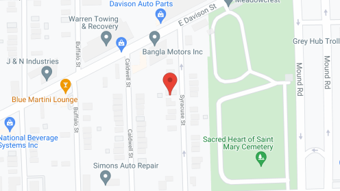 Map of the neighborhood around Westbrook AFC