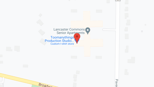 Map of the neighborhood around Lancaster Commons