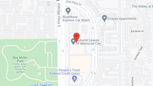 Map of the neighborhood around Heritage Memory Care At Eldridge Parkway