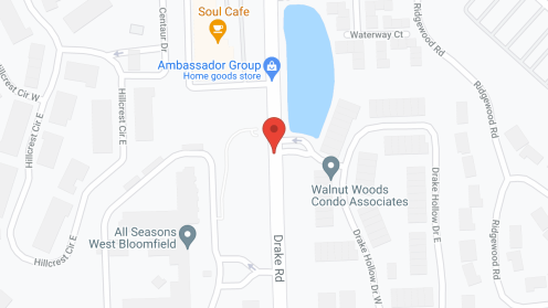 Map of the neighborhood around All Seasons West Bloomfield