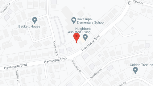Map of the neighborhood around SunHaven Assisted Living - North