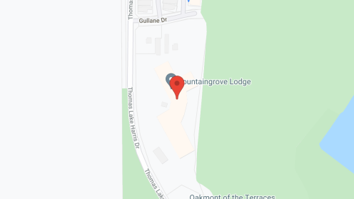 Map of the neighborhood around Fountaingrove Lodge