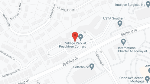 Map of the neighborhood around Village Park Peachtree Corners