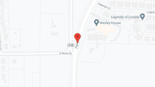 Map of the neighborhood around Wesley House of Lindale