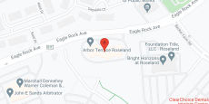 Arbor Terrace Roseland in google map