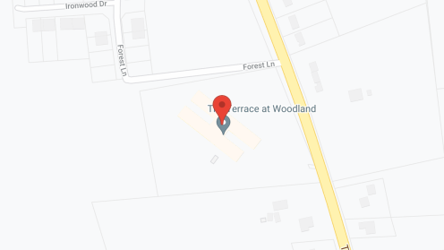 Map of the neighborhood around The Terrace at Woodland