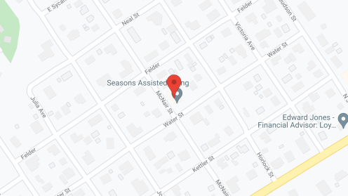 Map of the neighborhood around Seasons Assisted Living Navasota