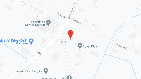 Map of the neighborhood around Guiding Hands Assisted Living