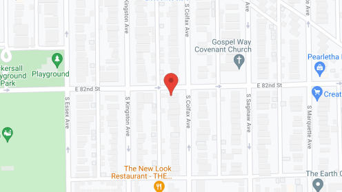 Map of the neighborhood around Colfax Manor Assisted Living