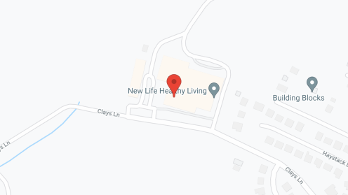 Map of the neighborhood around New Life Healthy Living
