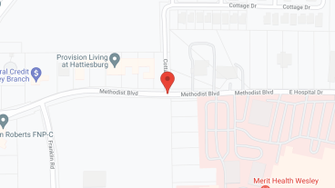 Crescent Landing at Hattiesburg in google map