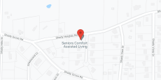 Seniors Comfort Assisted Living in google map