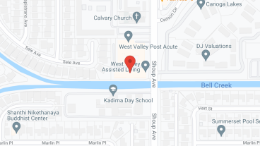 West Hills Assisted Living in google map