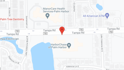 Map of the neighborhood around The Gables of Palm Harbor