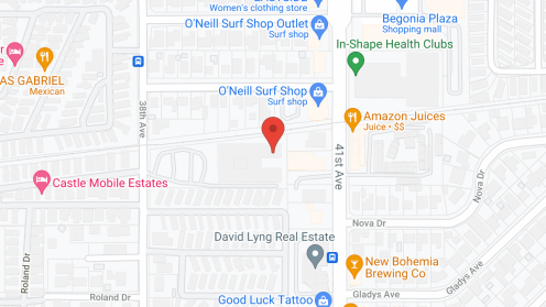 Map of the neighborhood around Capitola Manor