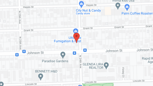 Map of the neighborhood around Victorian Manor Assisted Living Facility
