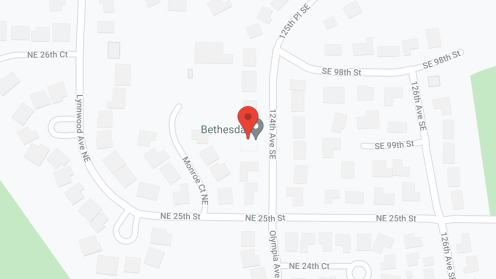 Map of the neighborhood around Abundant Hills AFH