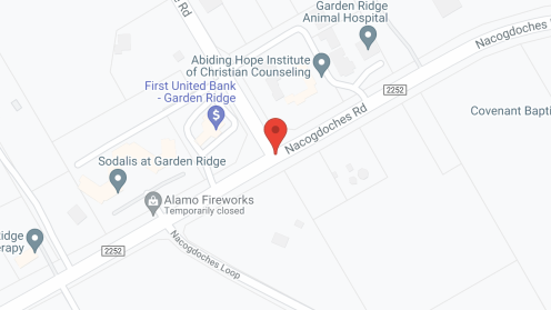 Map of the neighborhood around Graceland at Garden Ridge