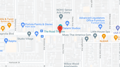 Map of the neighborhood around NOHO Senior Arts Colony