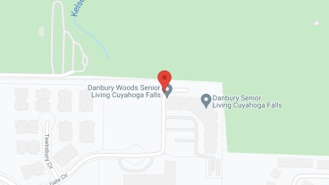 Danbury Woods in Cuyahoga Falls in google map