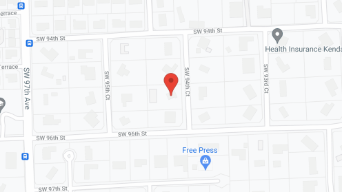 Map of the neighborhood around Nuevo Amanecer ALF