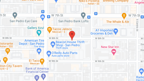 Map of the neighborhood around Harbor Terrace Retirement Community