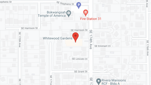 Map of the neighborhood around Whitewood Gardens RCF