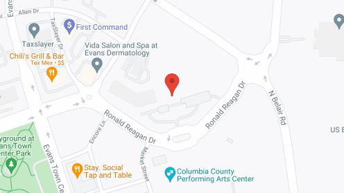 Map of the neighborhood around Marshall Square Retirement Resort