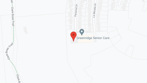 Map of the neighborhood around Greenridge Senior Care