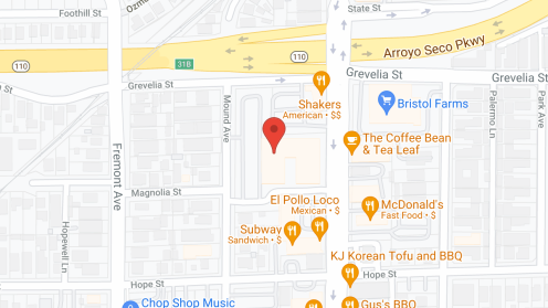 Map of the neighborhood around Mission Hospice