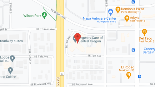 Map of the neighborhood around Cascade View Nursing Center