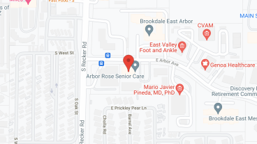 Arbor Rose Senior Care in google map