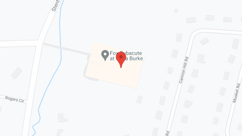 Map of the neighborhood around Fox Subacute at Clara Burke